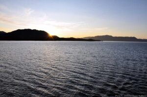 And the sun sets on the first day.