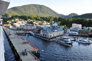 Docking at Ketchikan Alaska
