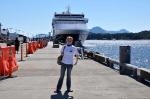 Back at the Veendam dock.
