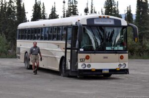 Up and out the gate at 5:00AM Tundra Wilderness Tour