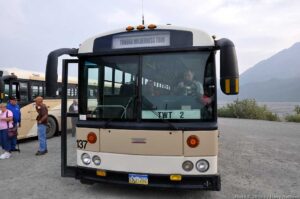 Lunch time at the river. (54 miles into the park)