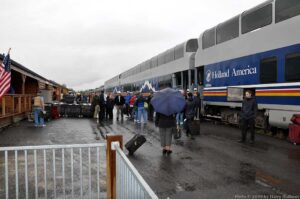 Loading up for our run to Fairbanks