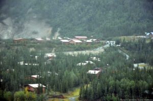 We see our last view of McKinley Chalets Resort