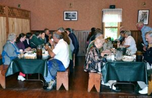 DSC_1758w Afterward, a lunch of miner's stew was served.